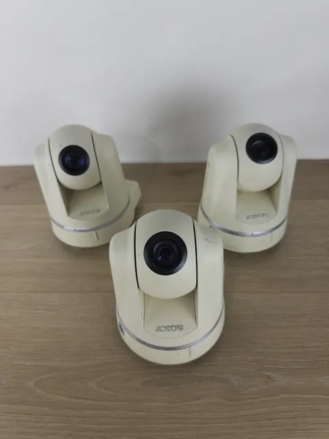 3 Sony IPELA SNC-RZ50N PTZ Network IP Security Surveillance Color Web Cam Camera