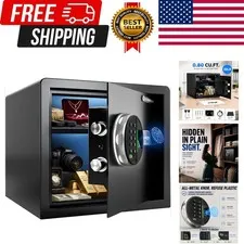 20LB Biometric Safe with Fingerprint Lock, 3-8 Digit PIN | 0.80 cu.ft. Safe w...