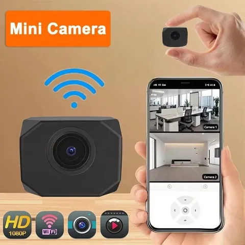 Mini Camera WiFi 1080P HD Smart Home Security Portable IP Cam Remote Monitoring