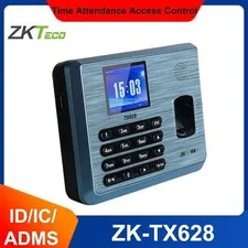 ZKTeco TX628 USB TCP/IP ID/IC/ADMS Fingerprint Time Attendance Time Clock