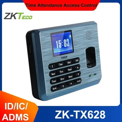ZKTeco TX628 USB TCP/IP ID/IC/ADMS Fingerprint Time Attendance Time Clock