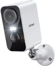 ieGeek 2K 3MP Wireless Outdoor Camera Battery, Spotlight & Siren, Night Vision