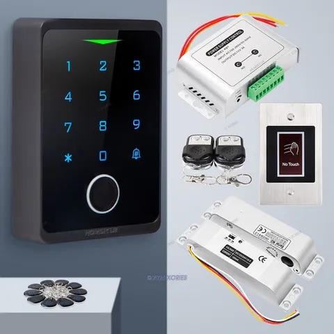HOMSECUR IP66 APP WIFI RFID Access Control Set Surface Mount Drop Bolt Lock