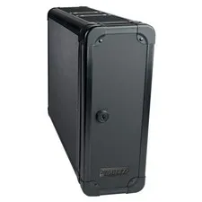 Vaultz Locking Closet Safe with Key Lock - Black