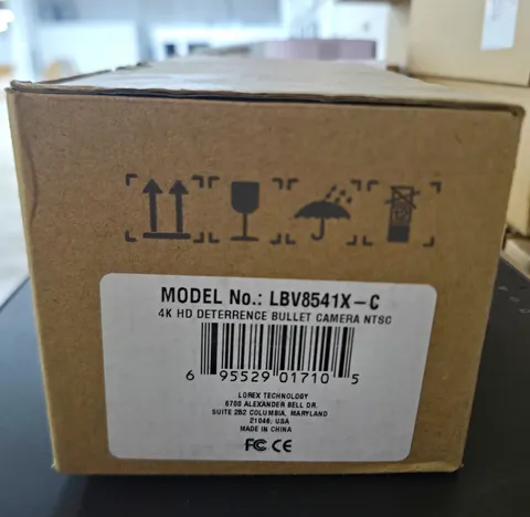 Lorex LBV8541X-C Wired CCTV Bullet Security Camera 4K 3840x2160 White