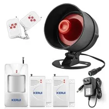 Wireless Intrusion Warning Kit Door Window Sensors Manual Remote Controller