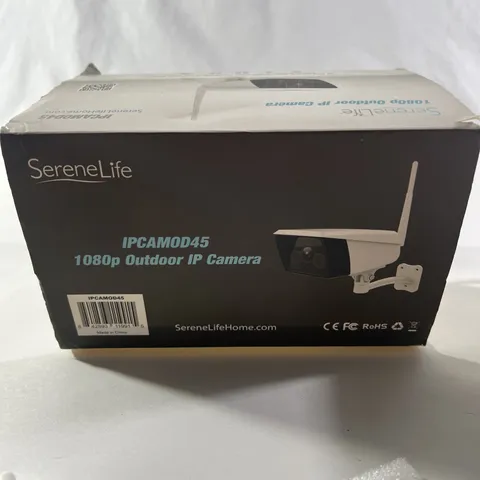 SereneLife IPCAMOD45 1080p Outdoor IP Camera Smart Wi-Fi Motion Night Light