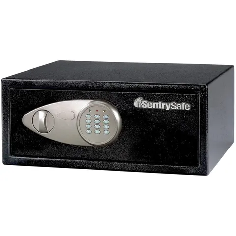 Digital Keypad Safe Box, Steel, 0.78 Cu Ft
