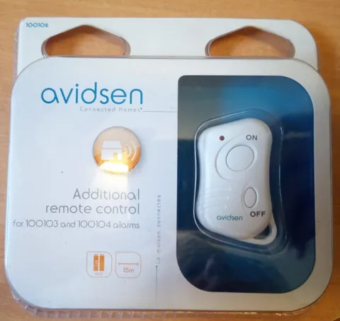 ADDITIONAL REMOTE CONTROL MOD. 100106 FOR ALARM 100103 AND 100104 AVIDSEN