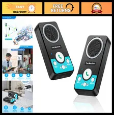 Wireless Intercom System - 2 Way Audio, Long Range, Hands-Free, 4 Ringtones, 8 V