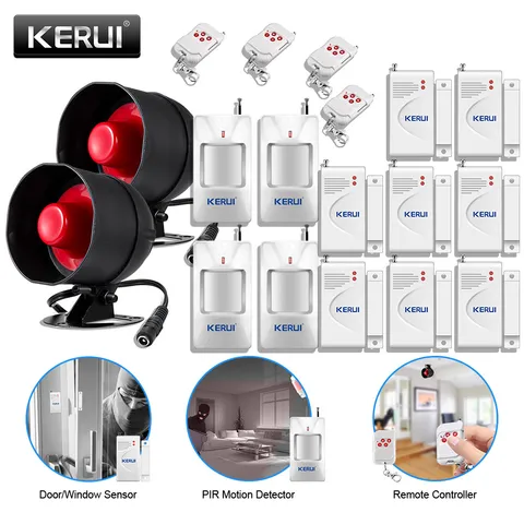 KERUI Alarm Standalone Home Security System Garage Detect Anti-theft Loud Alert