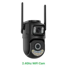 Dual Lens 2.4Ghz&5Ghz IP66 Outdoor WiFi Camera Auto Tracking