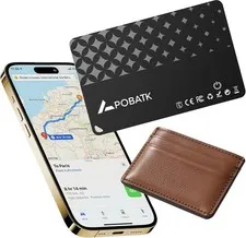 [Apple MFi Certified] 2025 Smart Tracker Card for Wallet, Works with Apple Fi...
