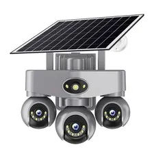 AOV Solar PTZ Cam – 4G/WiFi, 3/4/5‑Lens, 3/4‑Screen Options