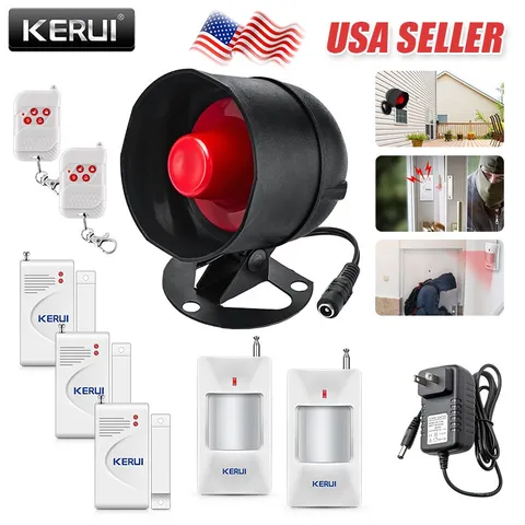 Wireless Home Security Alarm System Kit 115dB Loud Burglar Anti-Theft Alert
