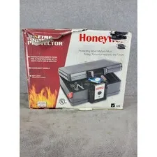 Honeywell Model 2011 Fire Resistant Security Box Key Lock Portable Document Safe
