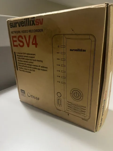 Toshiba ESV4-1T Surveillix SV 4-Channel Network Video Recorder White 1TB HDD