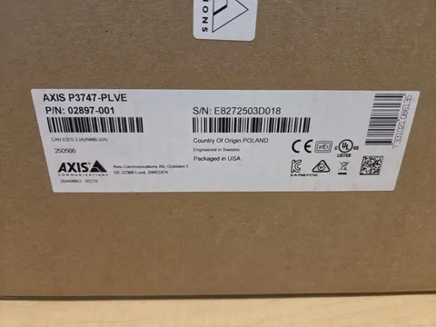 Axis P3747-PLVE 20MP FOUR Sensor Panoramic PTRZ Outdoor Network Camera 02897-001