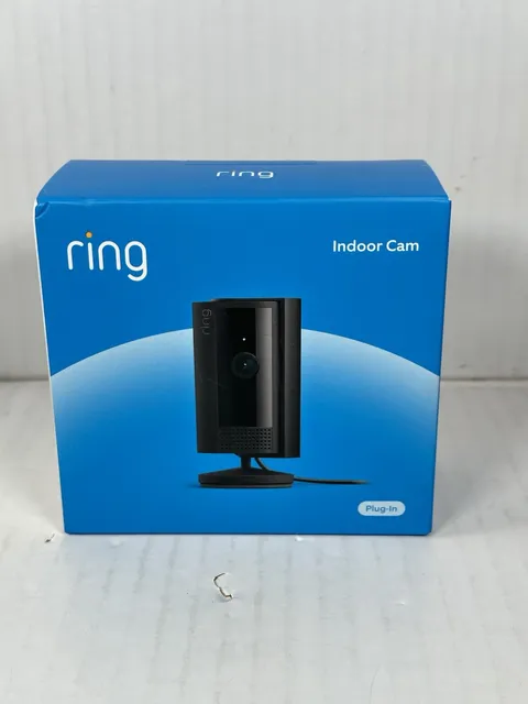 Ring Indoor Cam 2nd Gen Plug-In 1080p HD WiFi Security Camera Black NEW