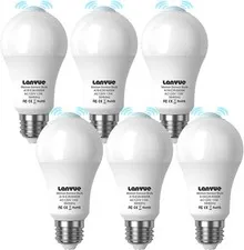 Motion Sensor Light Bulb,Activated Detector Light Bulb Indoor,Dusk to Dawn Secur