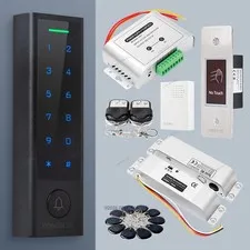 HOMSECUR WIFI App Password Access Control Set With Surface-mount Drop Bolt Lock