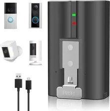 Rechargeable V4 Battery For Ring Camera Doorbell Solar Floodligh 2/3/4/3 plus