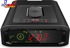 Ds5I Smart Station Biometric Smart Safe with Dual Wireless Phone Charger Black