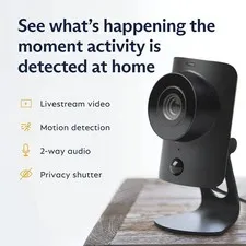 SimpliSafe SimpliCam 1080p Wired Indoor Home Security Camera