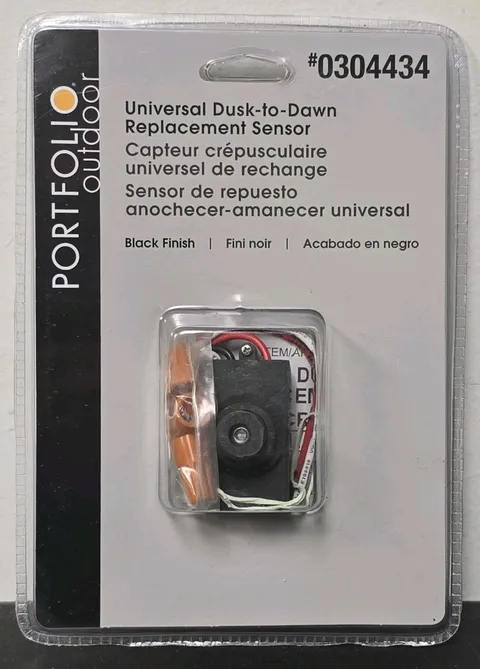 Portfolio Outdoor 0304434 Universal Dusk to Dawn Replacement Sensor New