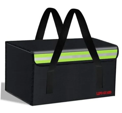 360 * 250 * 200mm Ebike Battery Safe Bag Lipo Fireproof Bag Large 360*250*200mm
