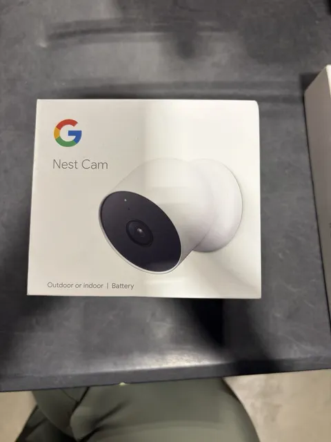 Google Nest Cam Indoor Outdoor Surveillance Camera Snow Pack of 1 Battery