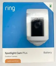 NIB Ring Spotlight Cam Plus ~ White 