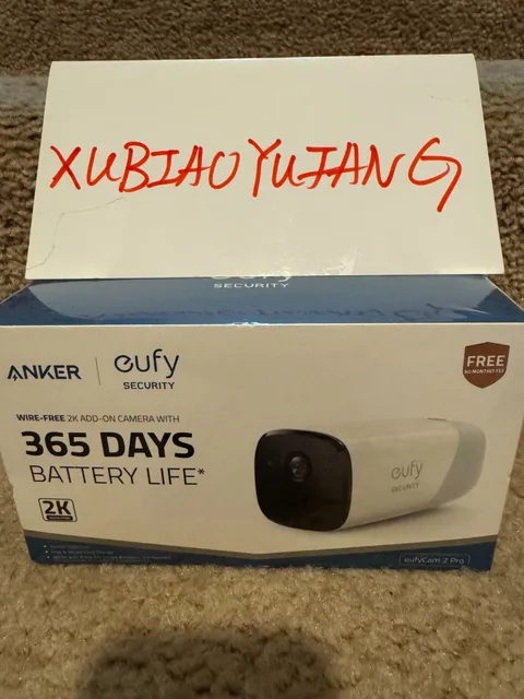 eufy Security - eufyCam 2 Pro Add-on Security Camera - White - New & Sealed
