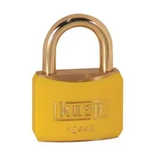 Kasp K12440YELA1 Brass Lock - 40mm - - Yellow - KA24405