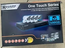 kguard security 8 Channel - 4 cameras 500GB