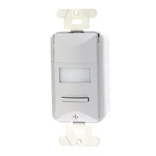 DIVERSA WVSSIU2-P-VG VACANCY SENSOR WALL SWITCH, PIR, 2-POLE, PC, 120/277V, GRAY