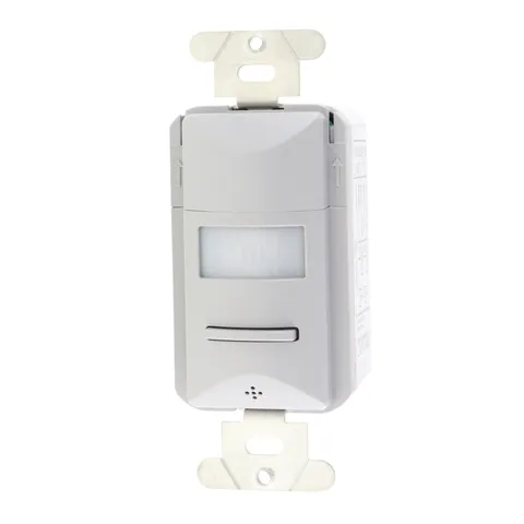 DIVERSA WVSSIU2-P-VG VACANCY SENSOR WALL SWITCH, PIR, 2-POLE, PC, 120/277V, GRAY