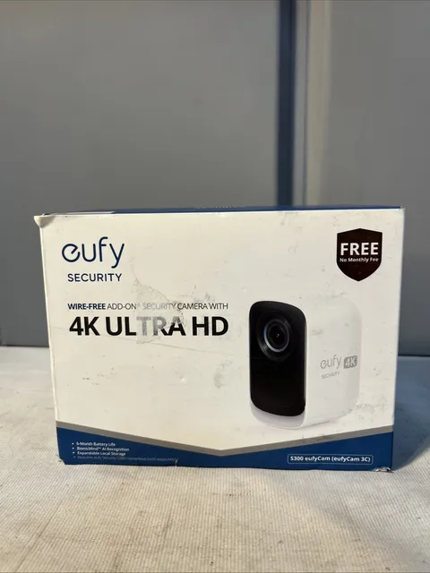 ¥Eufy eufyCam Outdoor Wireless 4K Solar Powered Add-On Security Camera S300
