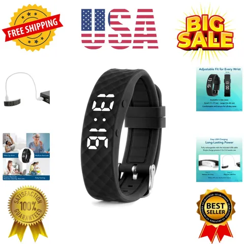 Vibrating Alarm Reminder Watch - with up to 10 Personal Alarms or Pill Remind...