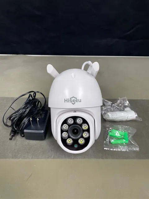 Hiseeu WIFI Compatible 3MP Outdoor Waterproof Wireless Security Camera with HD L
