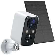 Solar Panel Security Cameras Wireless - 2K Resolution