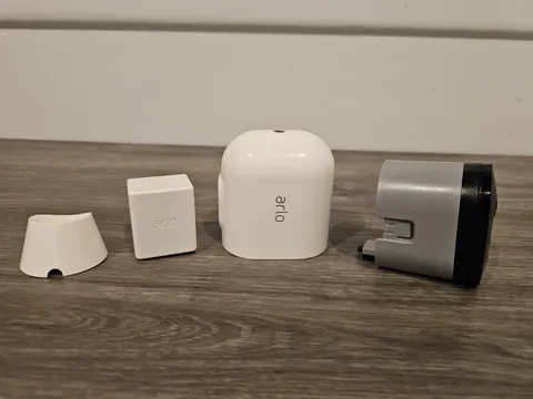 Arlo Pro 4 Spotlight Camera Wireless Security Camera, 2K VMC4050P White 1 Pack