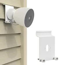 Vinyl Siding Mount with Google Nest Cam Outdoor Wired 2nd Generation (White)