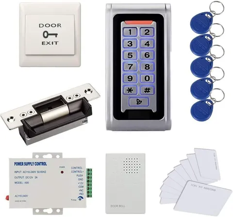 Waterproof Metal RFID PIN Code Door Security Access Control System ANSI Standard