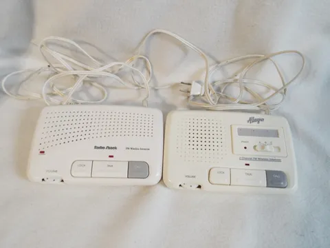 1 Radio Shack  43-486 FM Wireless Intercom  and Alegro 2-Way System Room Monitor