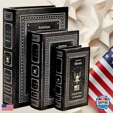 Bellaa 24964 Decorative Book Patriotic American Heroes Vintage Hidden Secret