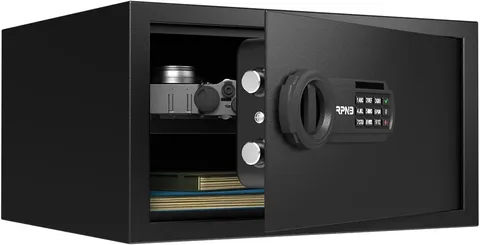 Deluxe Safe & Lock Box,Digital Keypad Safe Box,Steel Alloy Small Safes Keypad