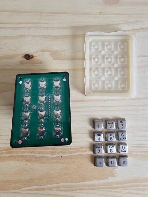Genuine Original 12 Keys Keypad Module For Doorbird D2101KV - Works Great