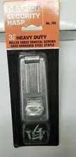 Master Padlock Security Hasp #703 Master lock 3-1/2" heavy duty hasp locksmith 
