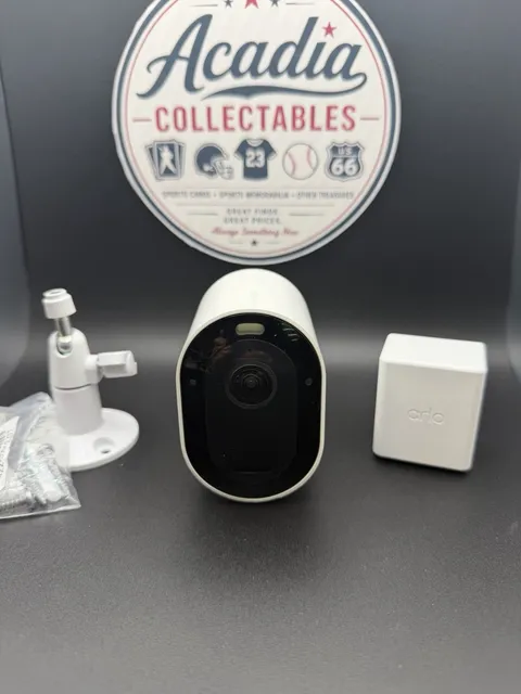 Arlo Pro 5S 2K Indoor/Outdoor Wire Free Spotlight Security Camera - White 